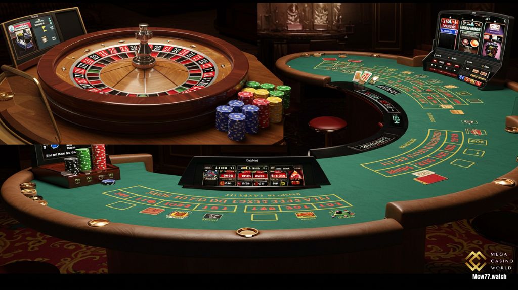 Những trò chơi Live Casino MCW77 phổ biến nhất